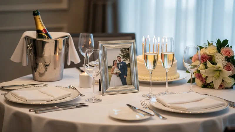 Célébrations romantiques pour un anniversaire de mariage